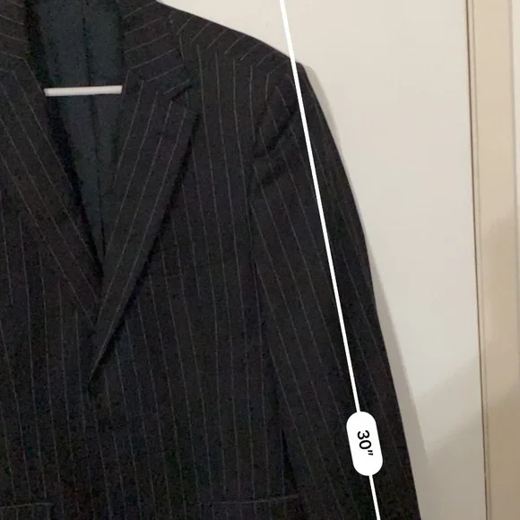 Hugo boss selection pinstripe blazer super 120 EUC - Picture 9 of 9